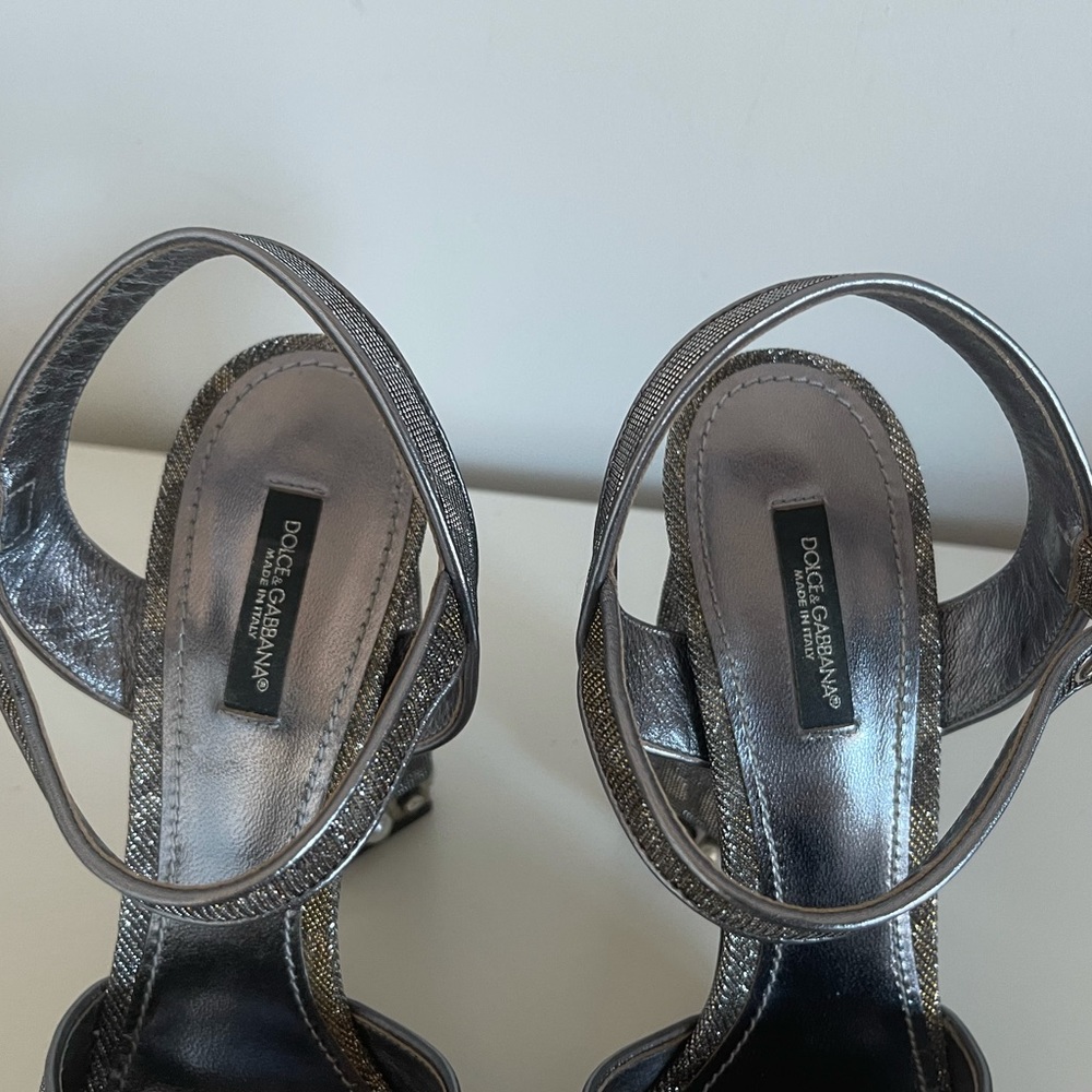 AUTHENTIC DOLCE & GABBANA ALTA MODA RUNWAY HEELS - Picture 15 of 17